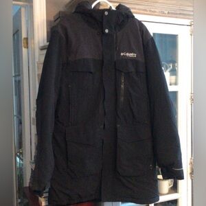 Columbia Men's Dark Jacket with Hood, L